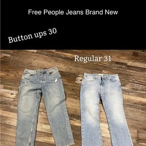 Free People blue jeans - bundle duo.